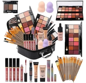 All in One Makeup Kit for Makeup storage bag 2X14 Colors Eyeshadow Palette... - Picture 1 of 7