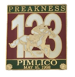 1998 Preakness Horse Race Pin Baltimore Maryland Pimlico - Picture 1 of 4