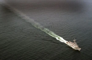 US NAVY USN fregata missilistica guidata, USS RUBEN JAMES (FFG 57) FOTOGRAFIA EF 8X12 - Foto 1 di 1