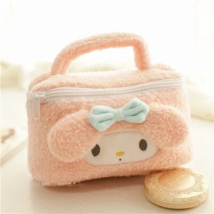 Sanrio My Melody - Borsa peluche trucco/cosmetici/da viaggio/cancelleria nuova - Foto 1 di 7