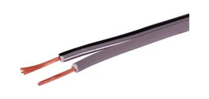 14/0.14 Grey / Black Figure 8 Cable 100M Roll - Picture 1 of 1