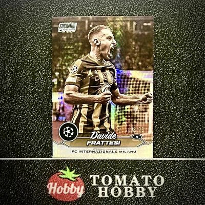 TOPPS STADIUM CHROME UEFA 2023-24 DAVIDE FRATTESI /75 Sepia Prism REFRACTOR - Image 1 of 2