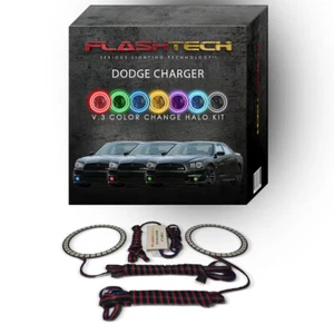 Kit halo LED multicolor cambiante RGB para luces antiniebla Dodge Charger 2011-2014 - Imagen 1 de 11