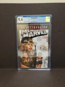2008 MS. MARVEL #29 Graded Comic CGC 9.4 GREG HORN Cover Art Secret Invasion  - Bild 1 von 14
