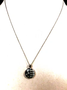 AFFINITY DIAMONDS FLAG NECKLACE, STERLING SILVER, 0.25cttw (M4522-24) - Picture 1 of 8