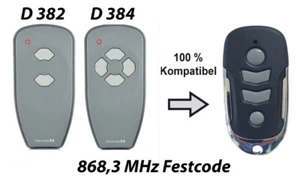 Ersatz für Marantec Handsender bis 4 Kanal 868,3 MHz. Digital 382 384 D382 D384 - Bild 1 von 3