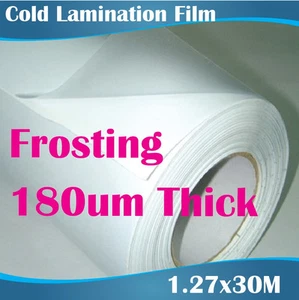 Floor Frosting 180um Cold Lamination Film Overlaminating film roll 1.27x30M - Picture 1 of 2