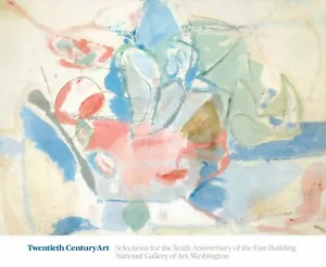 Mountains and Sea, 1952 by Helen Frankenthaler - 32 X 39 Inches (Art Print) - Picture 1 of 2