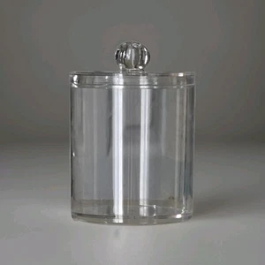 Bathroom Decorative Storage Mini Canister Case Of 6 With 12- 12oz And 12- 10oz - Picture 1 of 8
