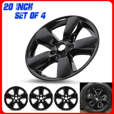 New 20" DODGE RAM 1500 Fit 2013-2023 Hubcap Wheel Cover Set Of 4 Snap-On Install - Изображение 1 из 4