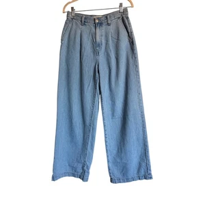 Jeans donna Madewell taglia 27 lavaggio chiaro The Harlow gamba larga - Foto 1 di 14