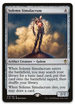 Solemn Simulacrum #273 (NM) Commander 2016 C16 Magic MTG - Image 1 of 2