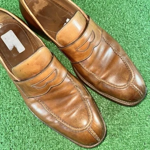 Mocasines Magnanni Daniel de cuero para hombre talla 8,5 m marrón - Imagen 1 de 5