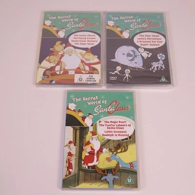 The Secret World Of Santa Claus DVD x3 Bundle (2 Sealed 1 Like New) Region 0/All - Image 1 of 4