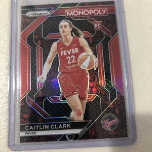 2024 Prizm Monopoly WNBA - Caitlin Clark #WNBA27 Classic Icons Red Prizm (RC) - Picture 1 of 2
