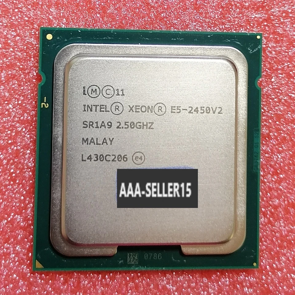 Intel Xeon E5-2450 V2 E5-2450V2 2.5GHz 8 Core 20M SR1A9 LGA1356 CPU Processor - Image 1 of 1