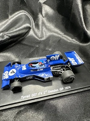 Spark 1/43 Tyrell #4 2nd SWEDEN GP 1974 S1644 Ships From USA Boxed - Image 1 of 4