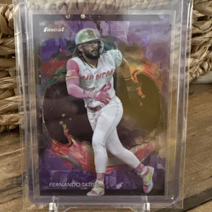 2024 Topps Finest Rare Fernando Tatís Jr. #224 Purple Checkerboard Refractor /75 - Bild 1 von 3