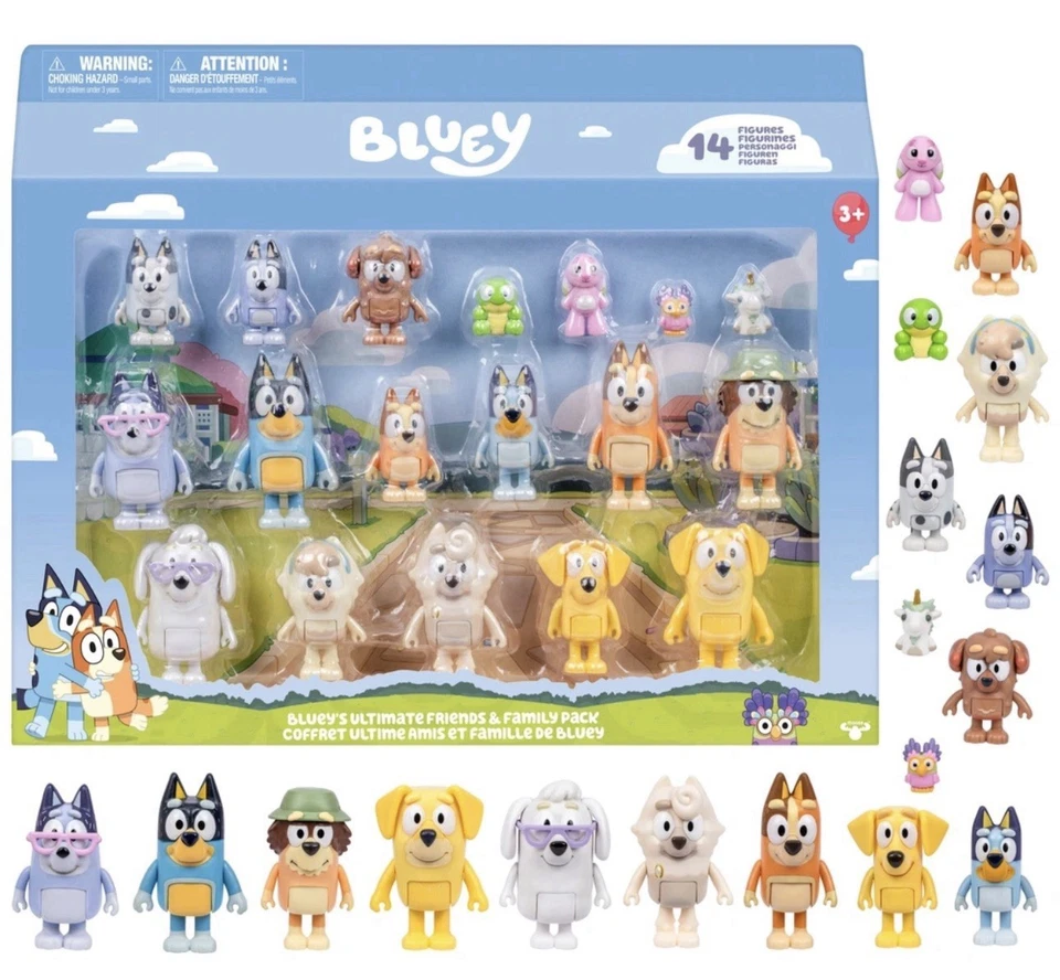 Bluey Ultimate Friends & Family Neighbourhood Figures Gift Pack