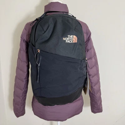 Mochila para mujer The North Face Isabella 3.0 TNF negra clara brezo coral NUEVA Foto 1 de 4