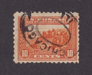 MATT'S STAMPS SCOTT #404 PANAMA-PACIFIC EXPO 10-CENT ISSUE OF 1915, USED CV$75 - Picture 1 of 3