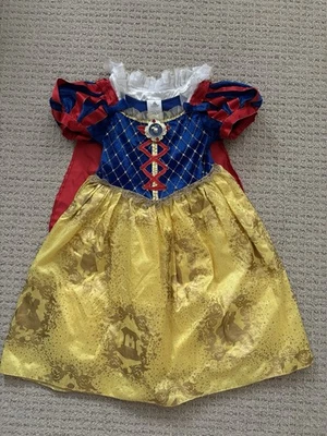 Disney Store Snow White Dress Princess costume,  Size 4 with cape - Image 1 of 4