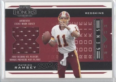 2002 Playoff Honors Rookie Gems /650 Patrick Ramsey #222 Rookie RC - Image 1 of 2