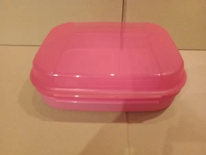 Tupperware Piccolo Gattino 1,1 L Rosa Contenitore Scatola Apollo Bellevue A01 - Foto 1 di 1