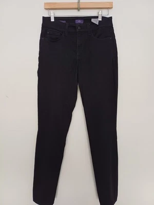 NYDJ Alina Legging Skinny Jeans Black Lift Tuck UK10 - Image 1 of 4
