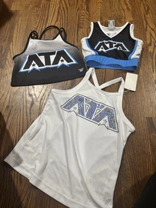 Competition Cheer By Varsity Practice Wear ATA Lot Jugend Größe Medium Tank-BH - Bild 1 von 4