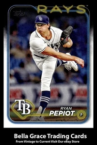 2024 Topps Serie 2 Ryan Pepiot #411 Tampa Bay Rays - Foto 1 di 2