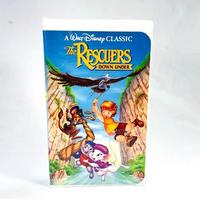 The Rescuers Down Under Black Diamond Edition VHS (1991) 1142 - Image 1 of 4