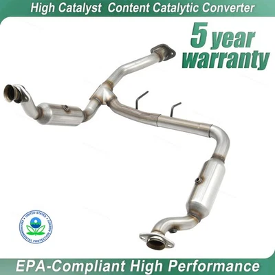 EPA Approved Catalytic Converter Both Sides For Ford F-150 3.5L 2011-2014 Y Pipe - Image 1 of 4