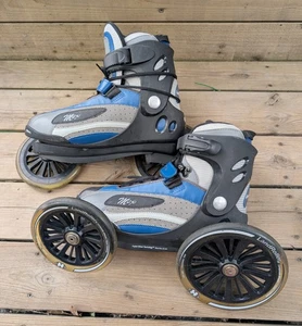 Patines en línea Landroller Mojo rueda en ángulo patines - Reino Unido talla 9 - azul - Imagen 1 de 6