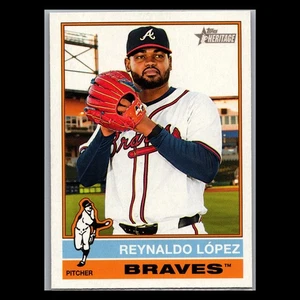 2025 Topps Heritage - #19 Reynaldo Lopez - Atlanta Braves - Picture 1 of 2