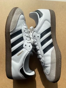 Adidas Damen Samba OG Cloud White Black Größe UK6 - Turnschuhe Sneaker - Bild 1 von 16