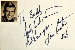 TOM LESTER signed Autogramm 4x6 KARTEIKARTE Petticoat Junction EB auf GREEN ACRES - Bild 1 von 6