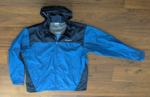 Columbia Packable Zip Up Hoodie Jacket Men's XL Blue Lightweight - Picture 1 of 6