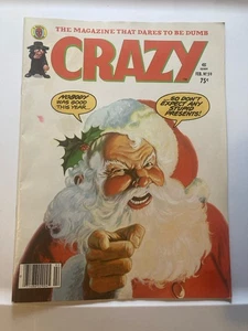 Portada de parodia navideña de Papá Noel revista Crazy vintage #59 edición de febrero de 1980 - Imagen 1 de 10