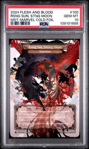 Flesh and Blood FAB Rising Sun, Setting Moon (Marvel) NM Cold Foil PSA 10 - Bild 1 von 2