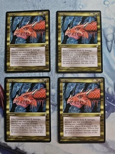 Fire Covenant x 4 - Ice Age - Magic the Gathering - MTG - Light Play - Picture 1 of 9