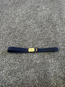 Cinturón azul BSA Cub Scouts vintage años 70 con hebilla de latón macizo - Imagen 1 de 5