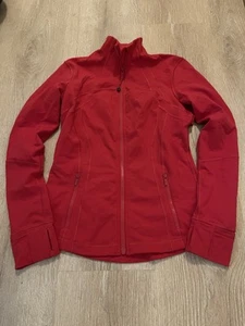 Chaqueta LULULEMON talla 8 DEFINE ROJO DEPORTIVO OSCURO H59 - Imagen 1 de 4