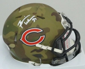 Bears Hall of Famer BRIAN URLACHER Signed Riddell CAMO Mini Helmet AUTO - JSA - Picture 1 of 1