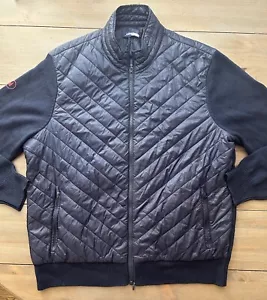 JOHNNIE - O GAMBLE gesteppte Hybrid-Jacke durchgehender Reißverschluss Wake marineblau Gr. XXL $ 248 - Bild 1 von 10