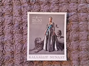 GREENLAND STAMPS 2012 40th ANNIVERSARY OF QUEEN MARGRETHE II - Picture 1 of 2