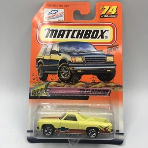 Matchbox 70 EL CAMINO Classics 1999 #74 Giallo Nuovo Sigillato - Foto 1 di 3