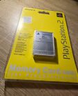 Playstation 2 PS2 Memory Card Memory Card 8MB Silver NEW + ORIGINAL PACKAGING /