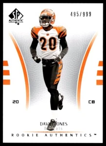 2007 SP Authentic David Jones Rookie 495/999 Cincinnati Bengals #188 R22 - Picture 1 of 2