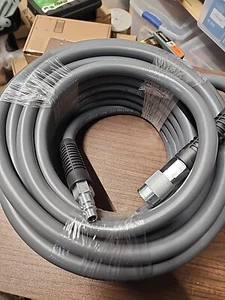 YOTOO Hybrid Air Hose 1/4-Inch by 50-Feet 300 PSI Lightweight Kink Gray - Picture 1 of 8